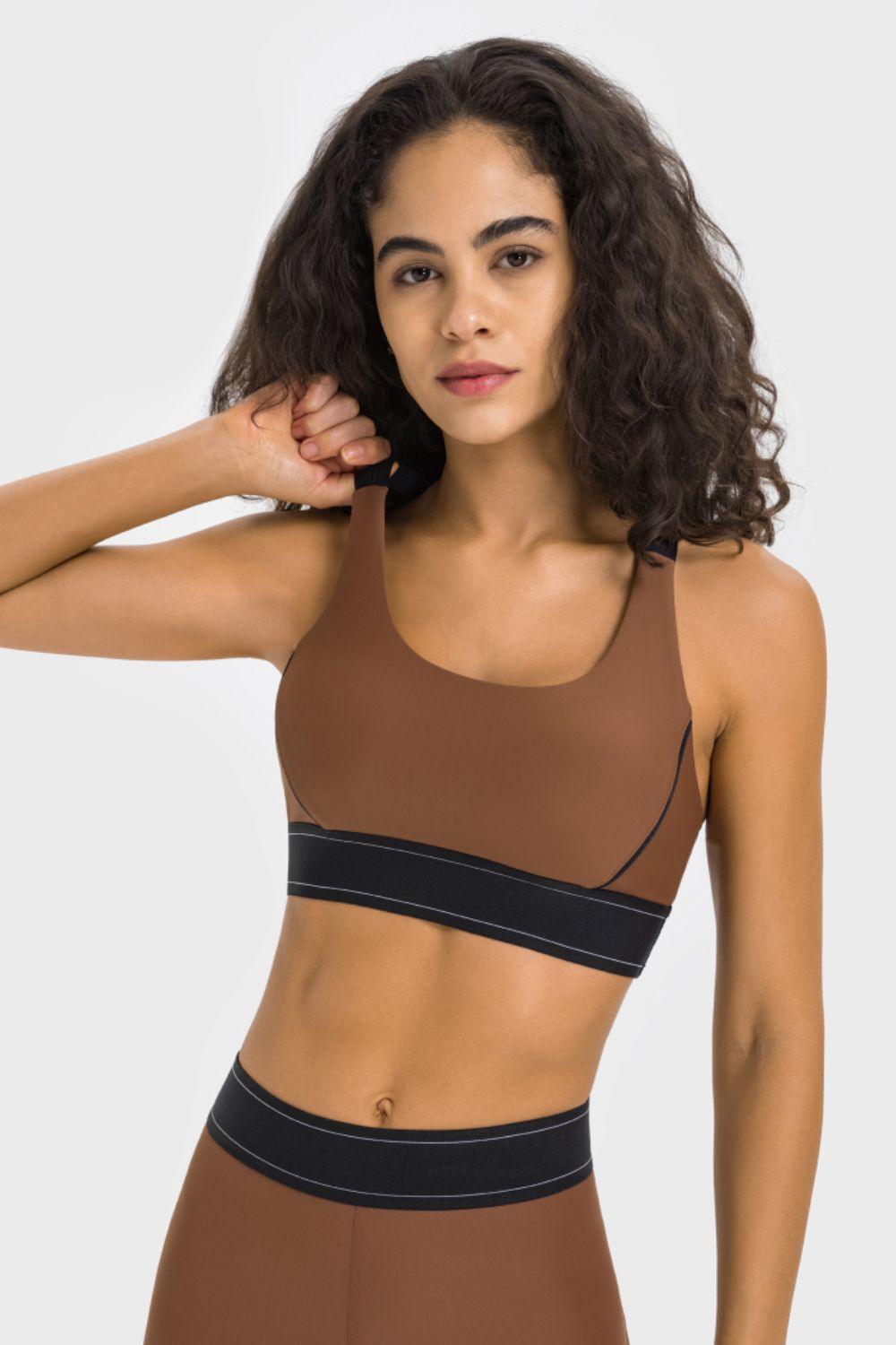 Contrast Sports Bra - Znvia