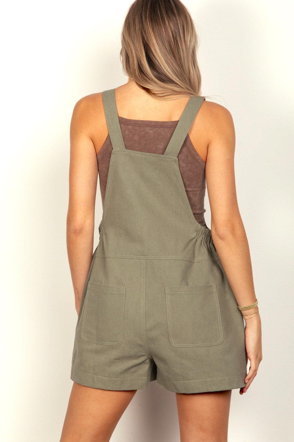 Adjustable Suspender Overalls with Pockets - Znvia