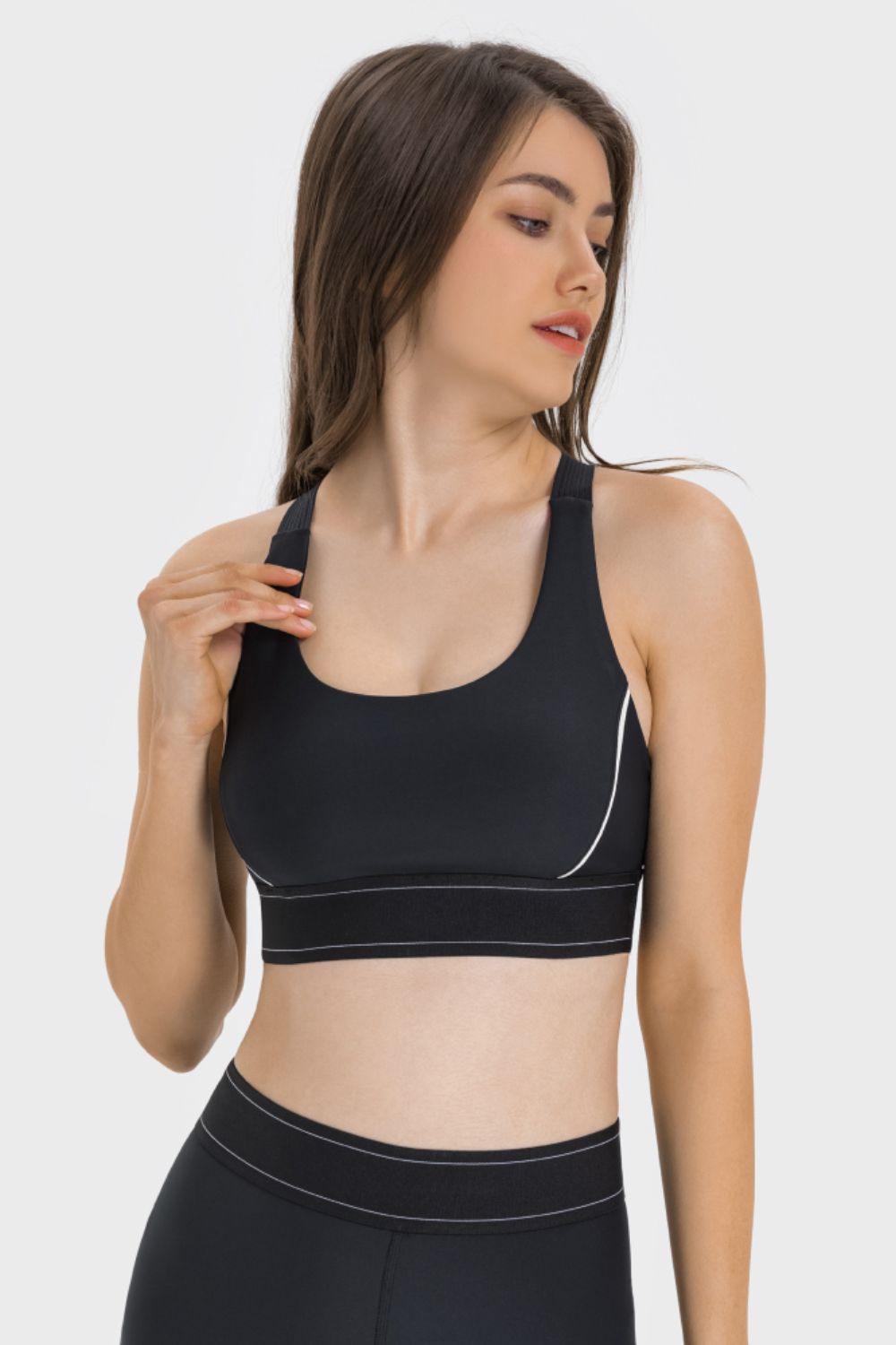 Contrast Sports Bra - Znvia
