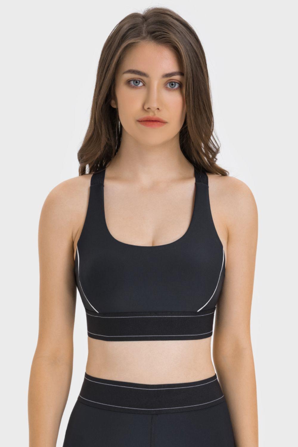 Contrast Sports Bra - Znvia