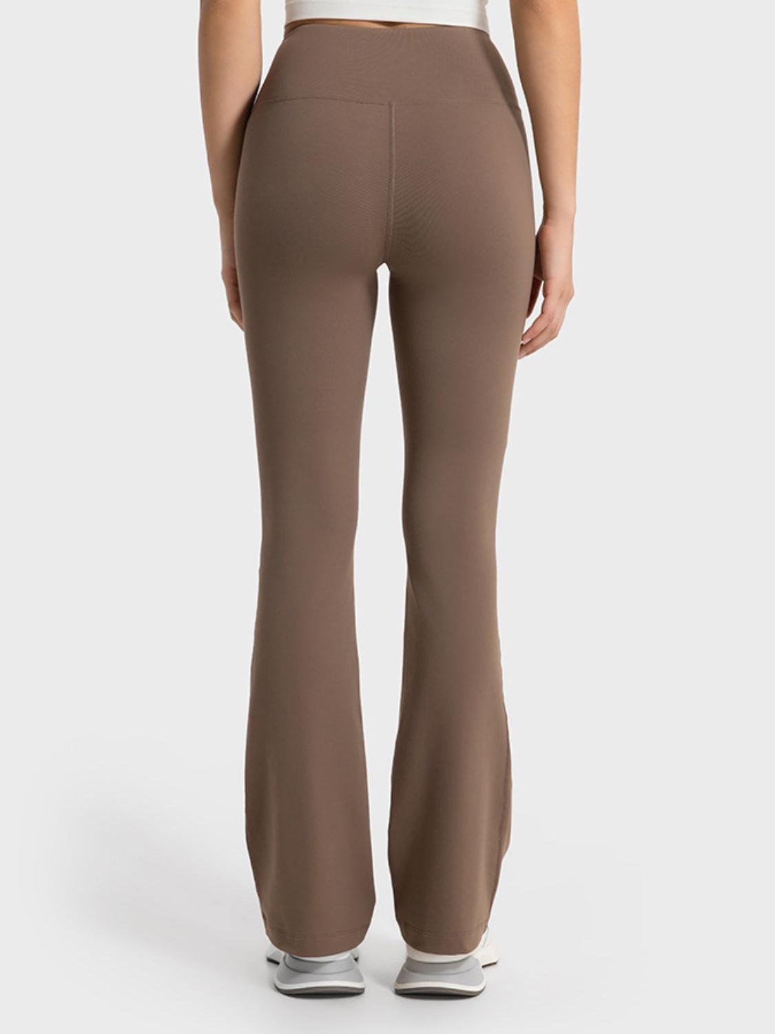 Wide Waistband Bootcut Sport Pants – Your Ultimate Blend of Comfort & Style! - Znvia