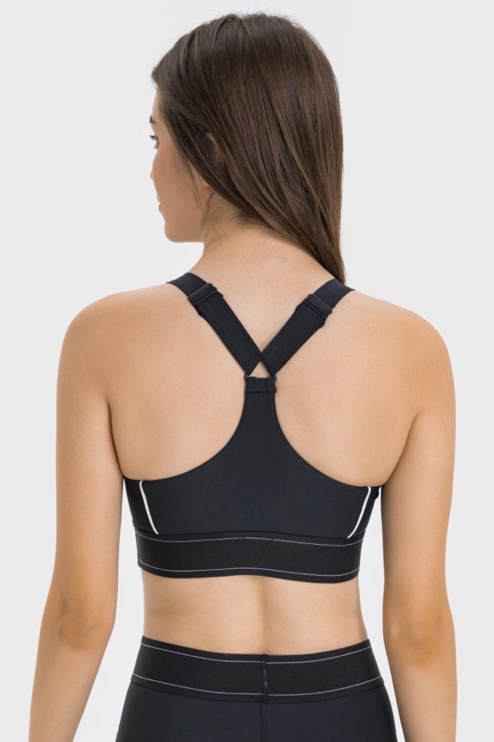 Contrast Sports Bra - Znvia