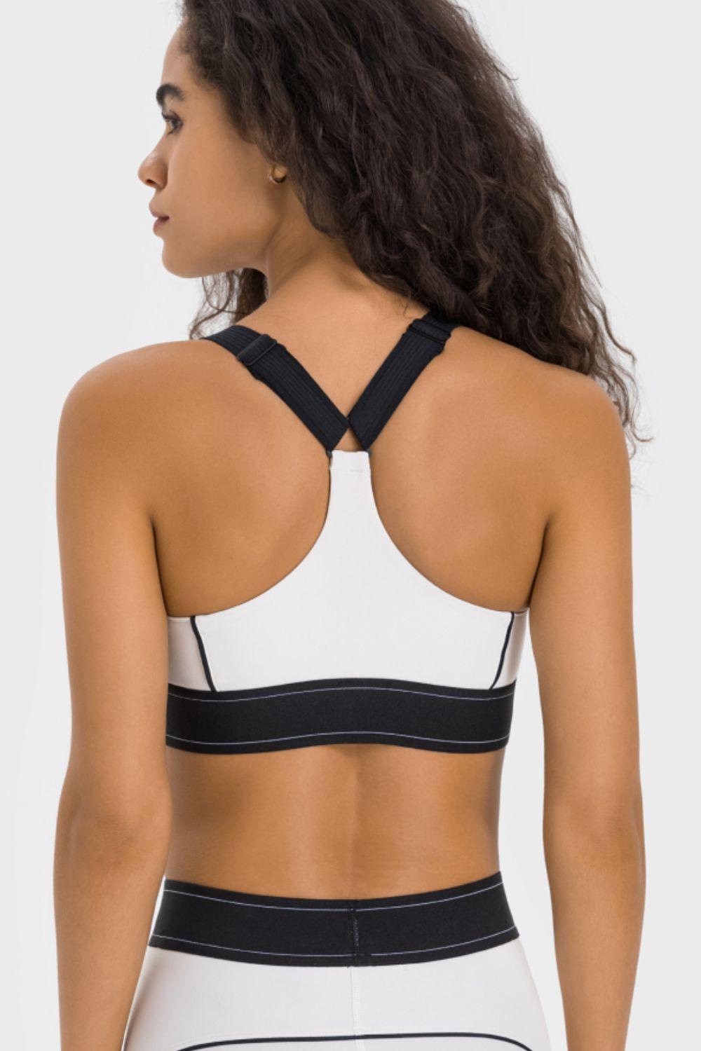 Contrast Sports Bra - Znvia