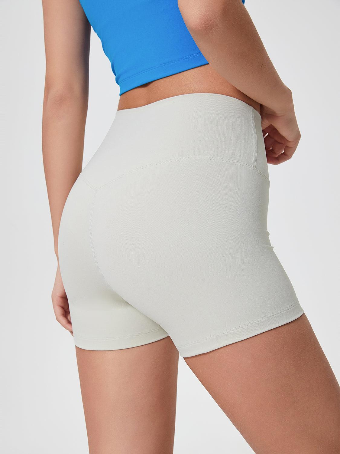 High Waist Active Shorts - Znvia