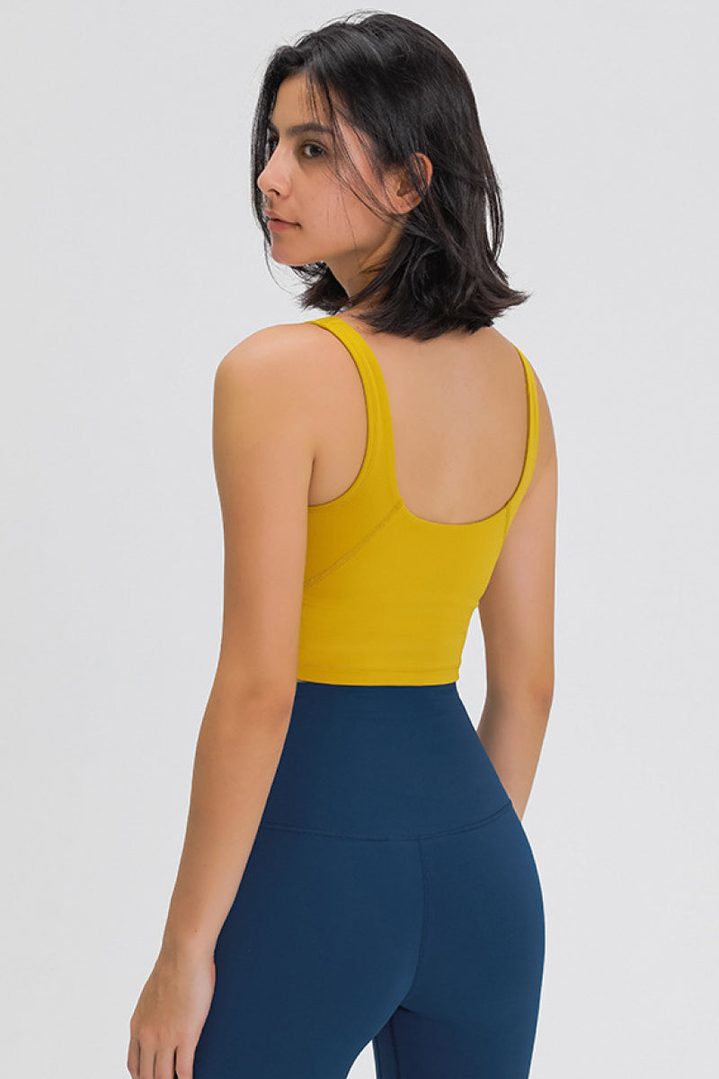 Scoop Back Sports Bra – Stylish, Supportive, and Ultra-Comfortable - Znvia