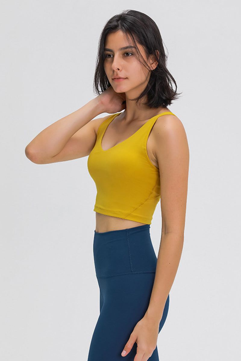 Scoop Back Sports Bra – Stylish, Supportive, and Ultra-Comfortable - Znvia
