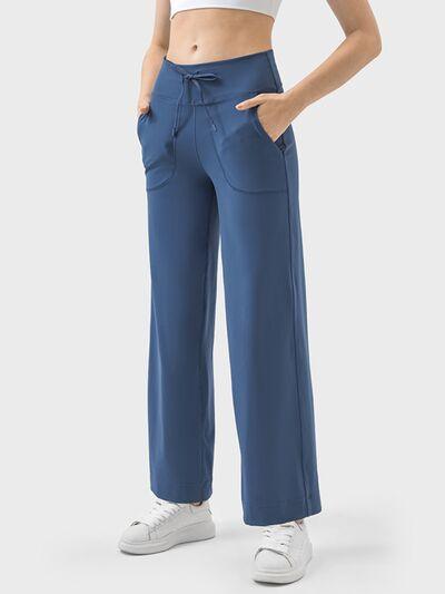 Drawstring Active Pants with Pockets – The Perfect Blend of Comfort & Performance! - Znvia