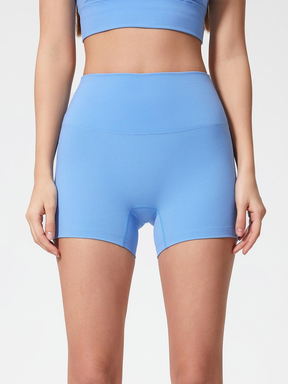 High Waist Active Shorts - Znvia