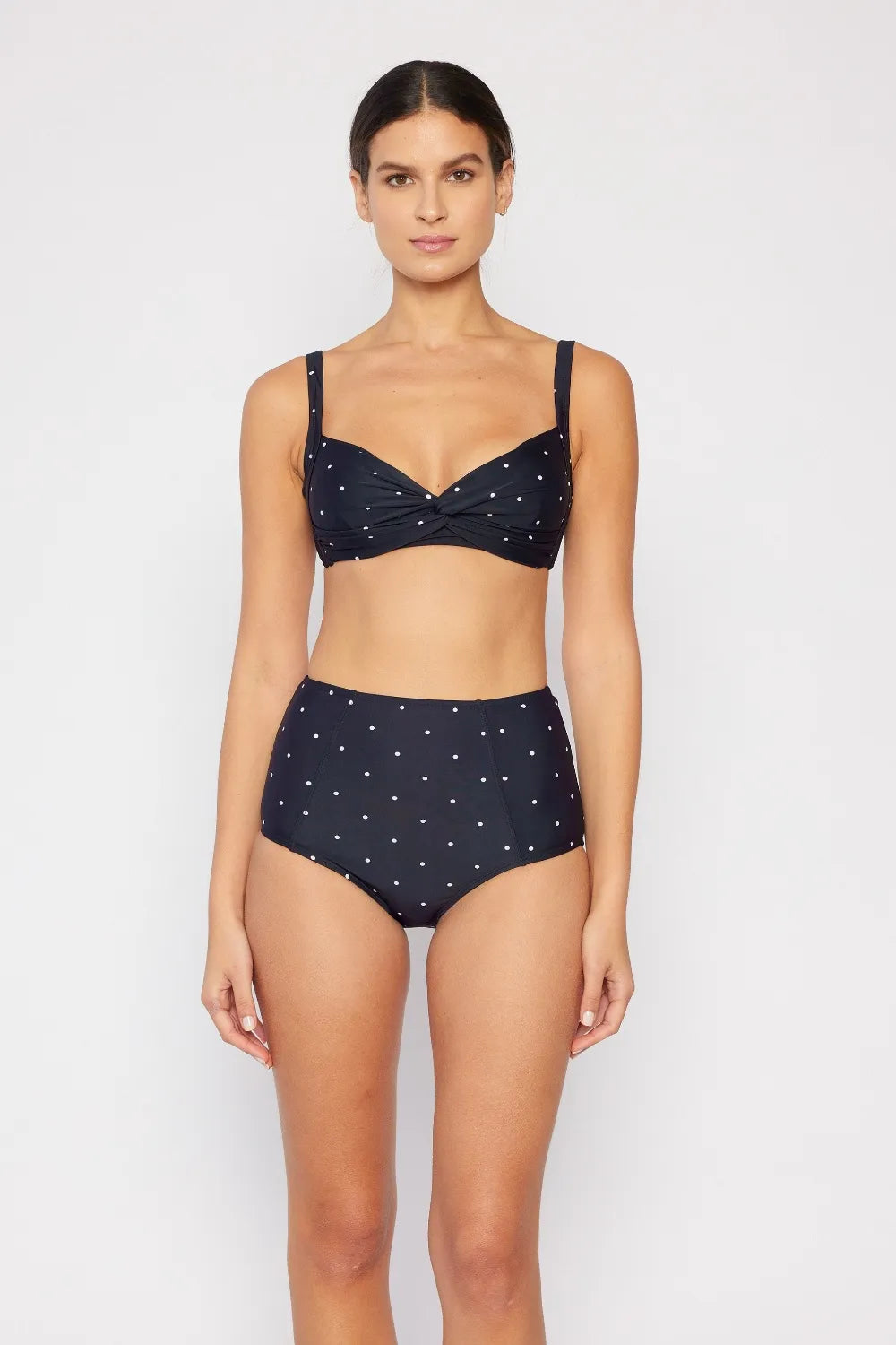 Twisted High-Rise Bikini Set for Trendy Summer Style - Znvia