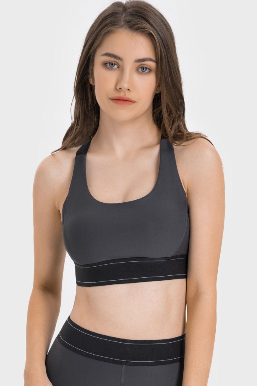 Contrast Sports Bra - Znvia