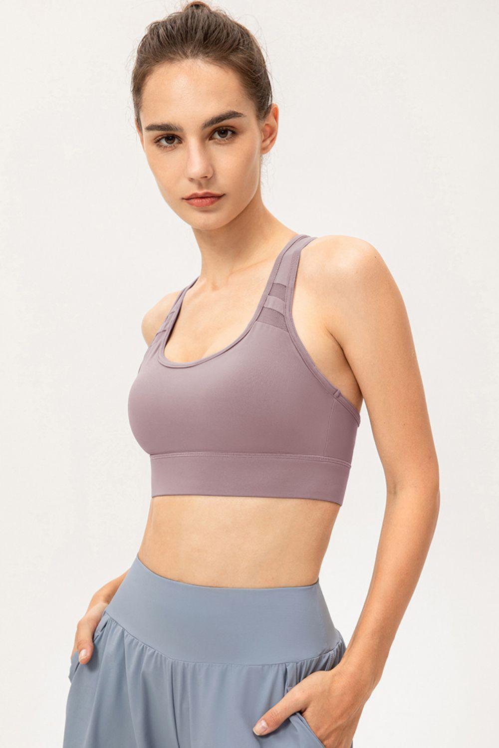 Scoop Neck Long Sports Bra – The Ultimate Blend of Comfort & Performance - Znvia