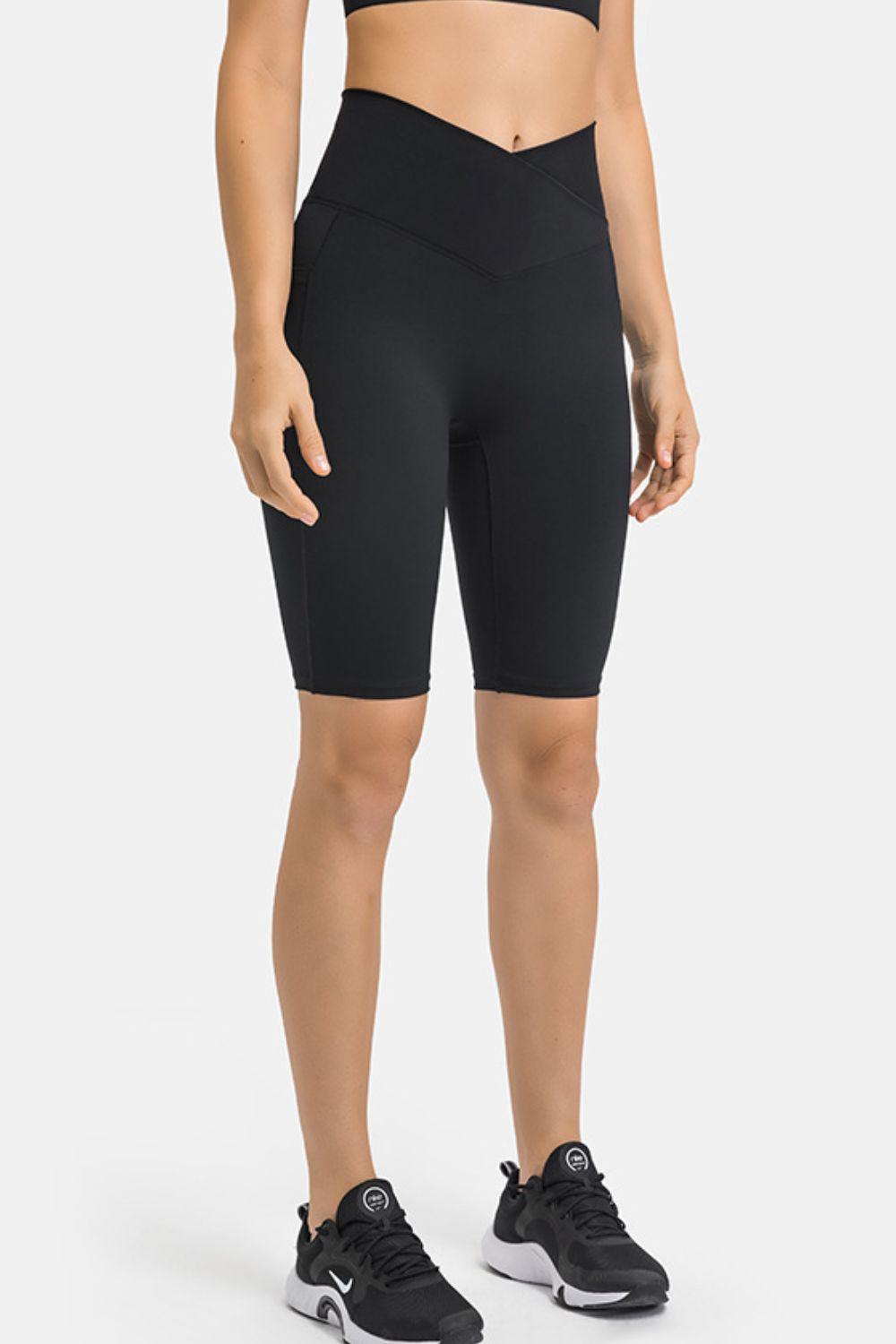 High Waist Biker Shorts with Pockets – Perfect Blend of Comfort & Performance - Znvia