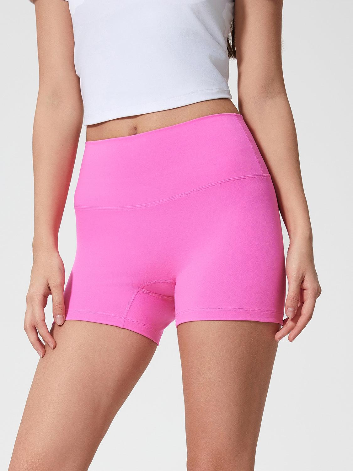 High Waist Active Shorts - Znvia