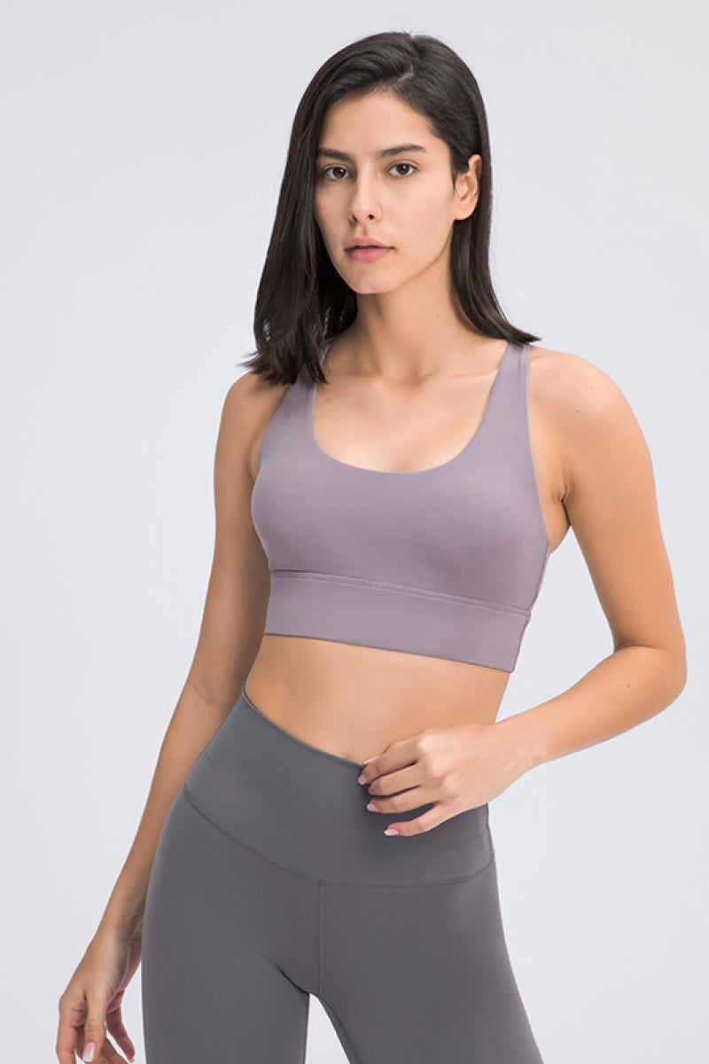 Eight Strap Sports Bra – Stylish, Supportive & Sweat-Wicking - Znvia
