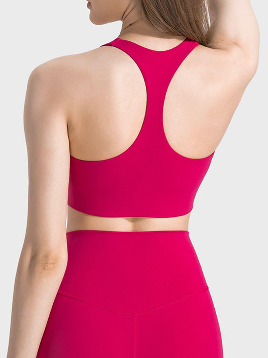 Scoop Neck Sports Bra - Znvia