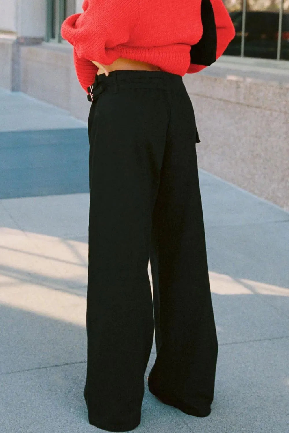 Wide Leg Jeans with Pockets - Znvia