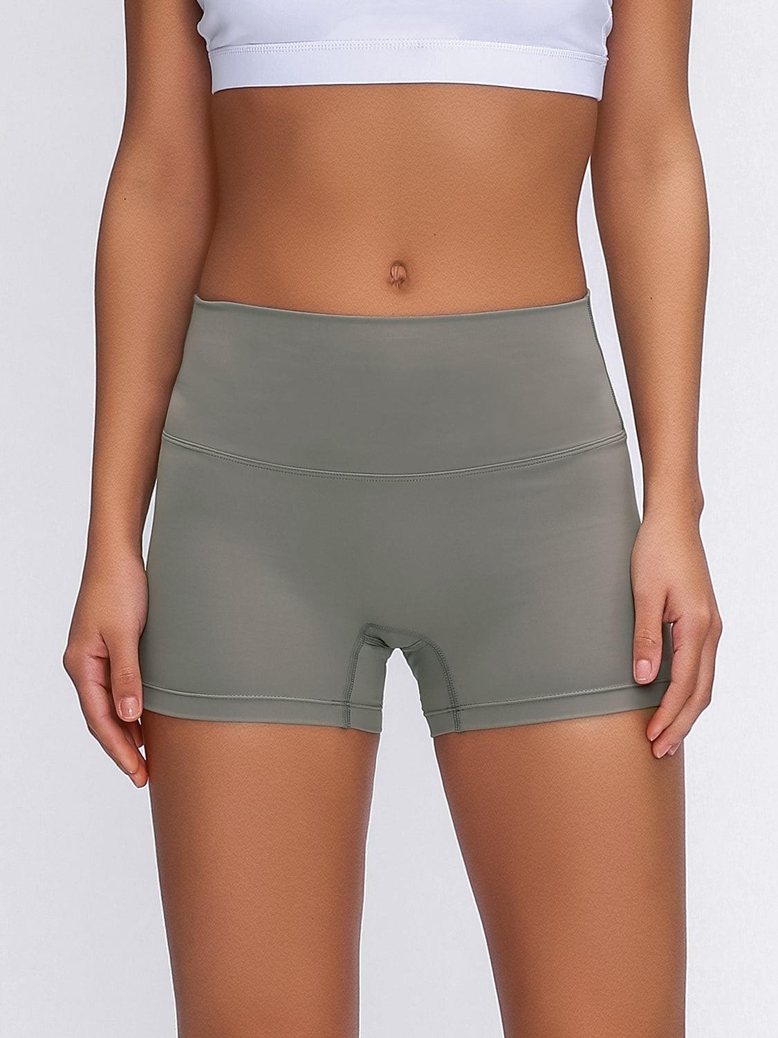 High Waist Active Shorts - Znvia