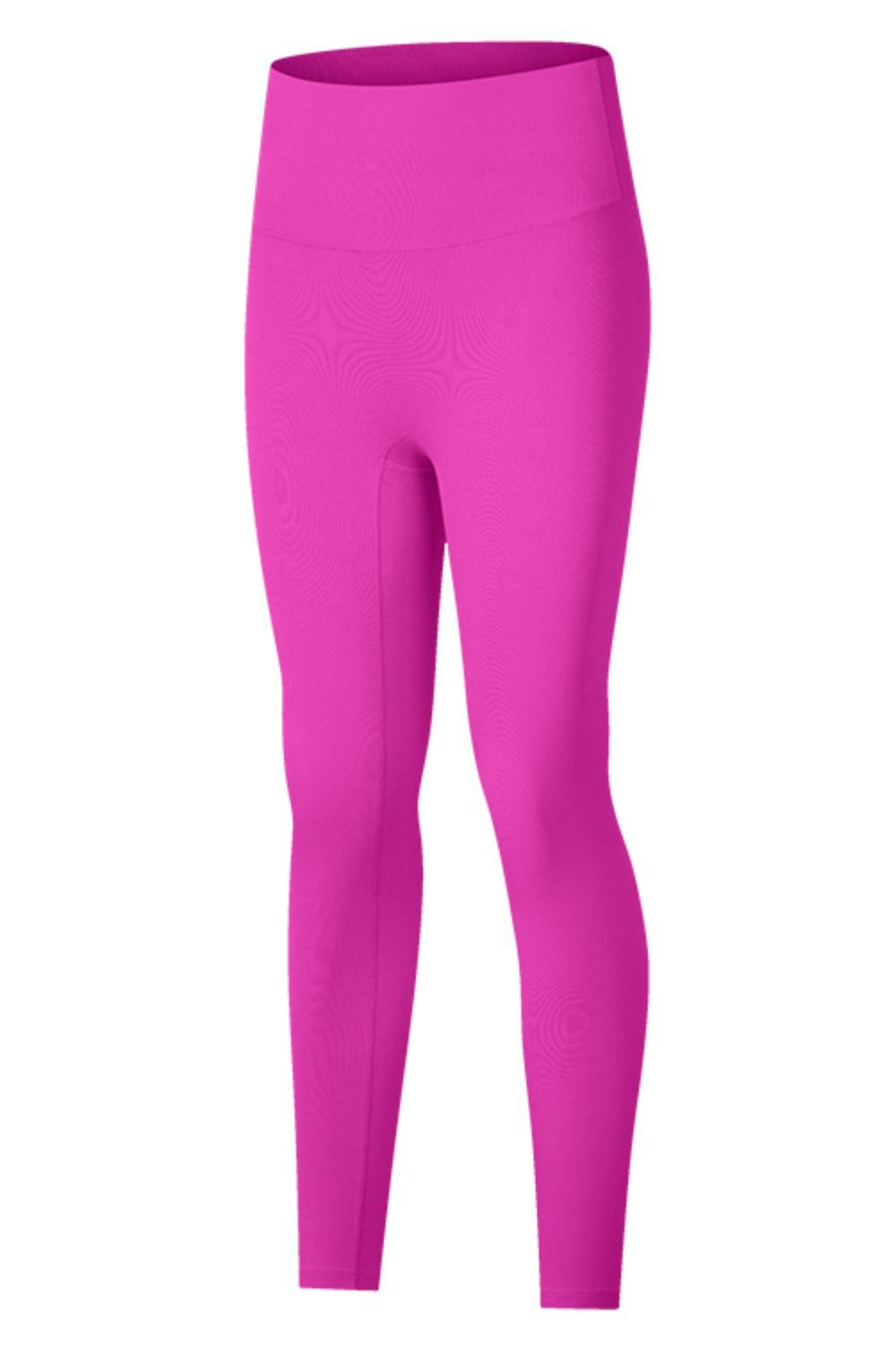 High-Rise Wide Waistband Yoga Leggings – Sculpt, Stretch & Elevate Your Performance - Znvia