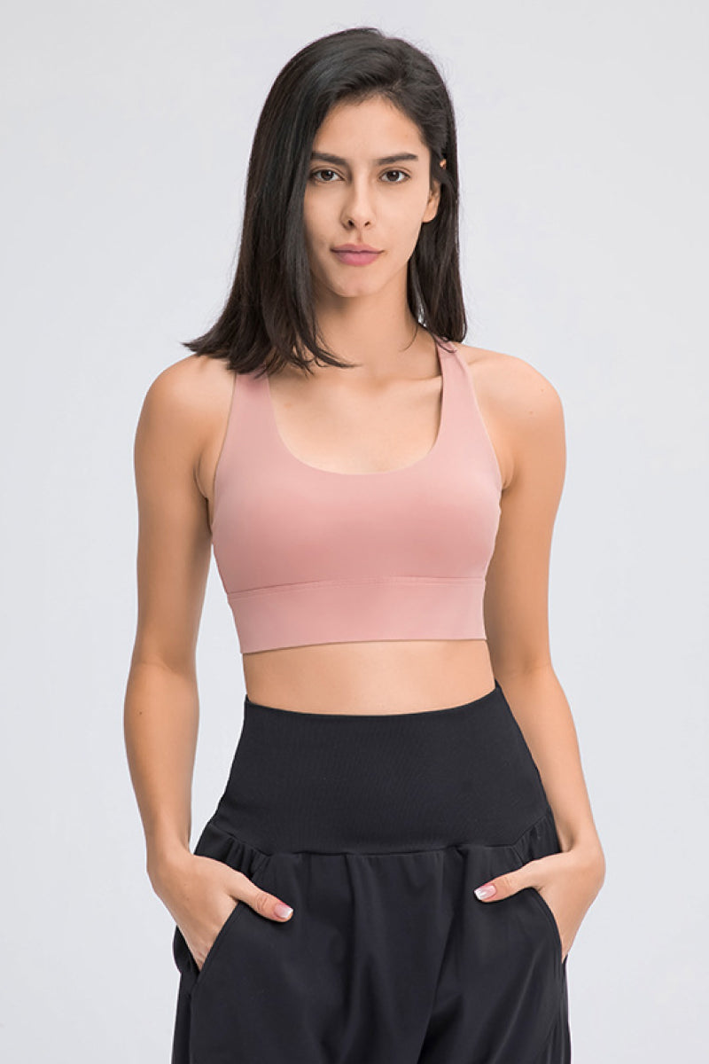 Eight Strap Sports Bra – Stylish, Supportive & Sweat-Wicking - Znvia