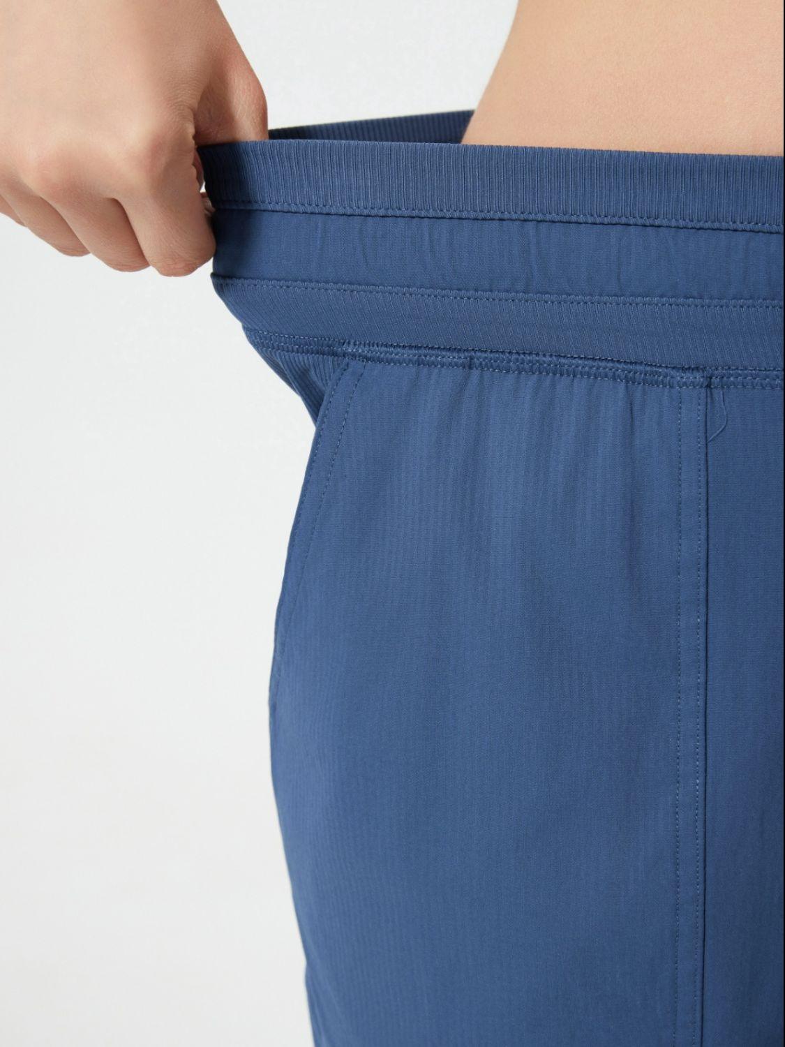 Drawstring Active Shorts with Pockets - Znvia