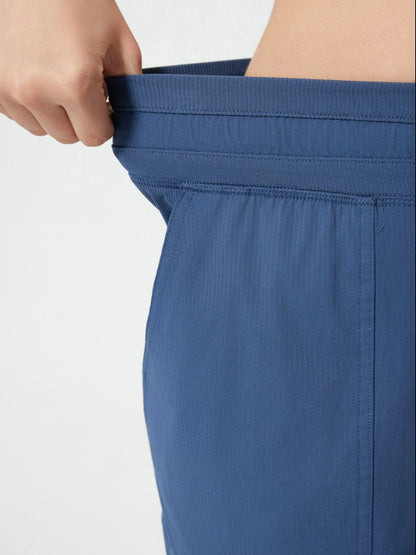 Drawstring Active Shorts with Pockets - Znvia