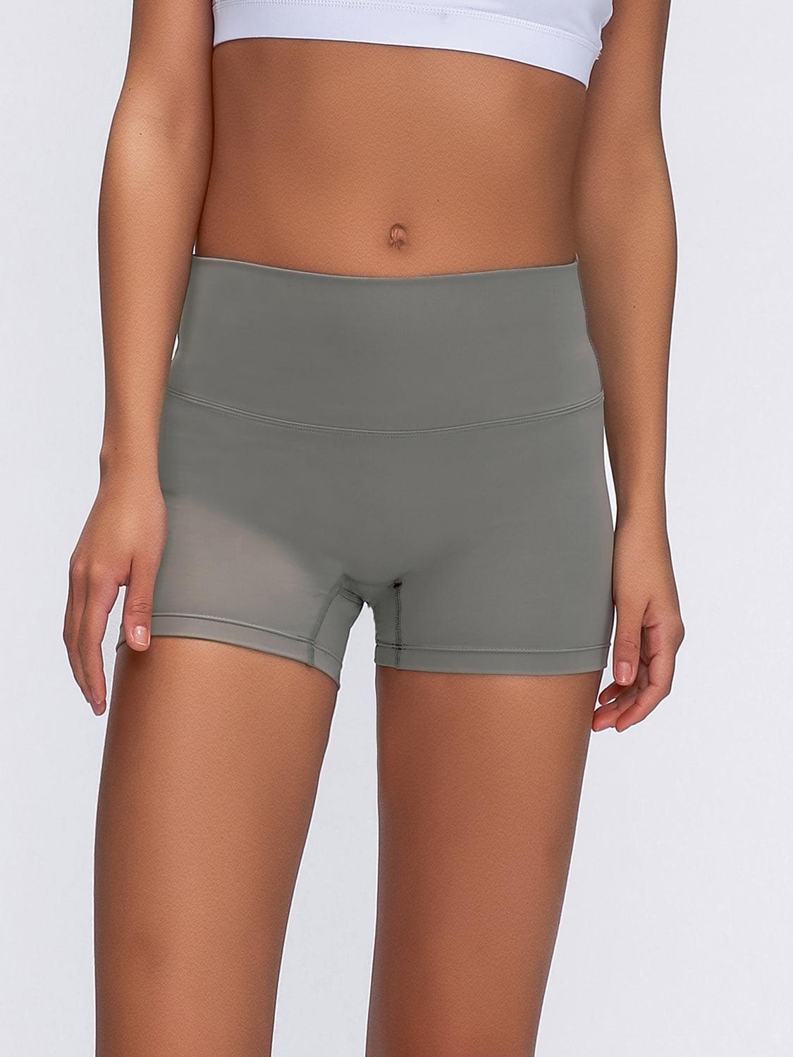 High Waist Active Shorts - Znvia