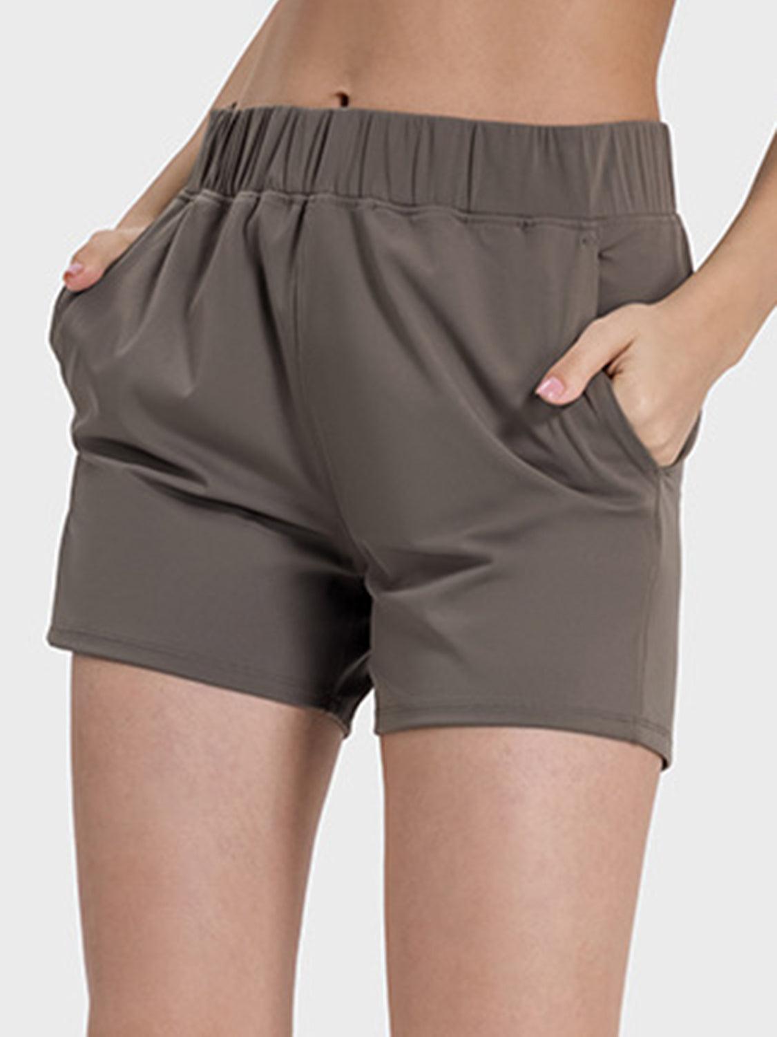 Elastic Waist Active Shorts – Comfort, Flexibility & Performance - Znvia