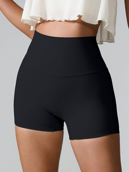 High Waist Active Shorts - Znvia