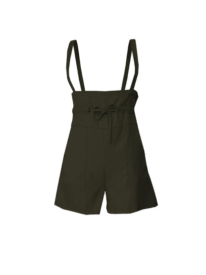 Drawstring Wide Strap Overalls with Pockets – Effortless Comfort & Style - Znvia