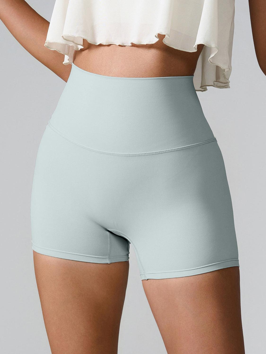 High Waist Active Shorts - Znvia