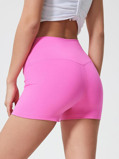 High Waist Active Shorts - Znvia