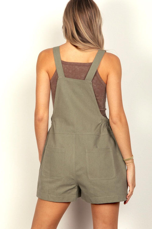 Adjustable Suspender Overalls with Pockets - Znvia