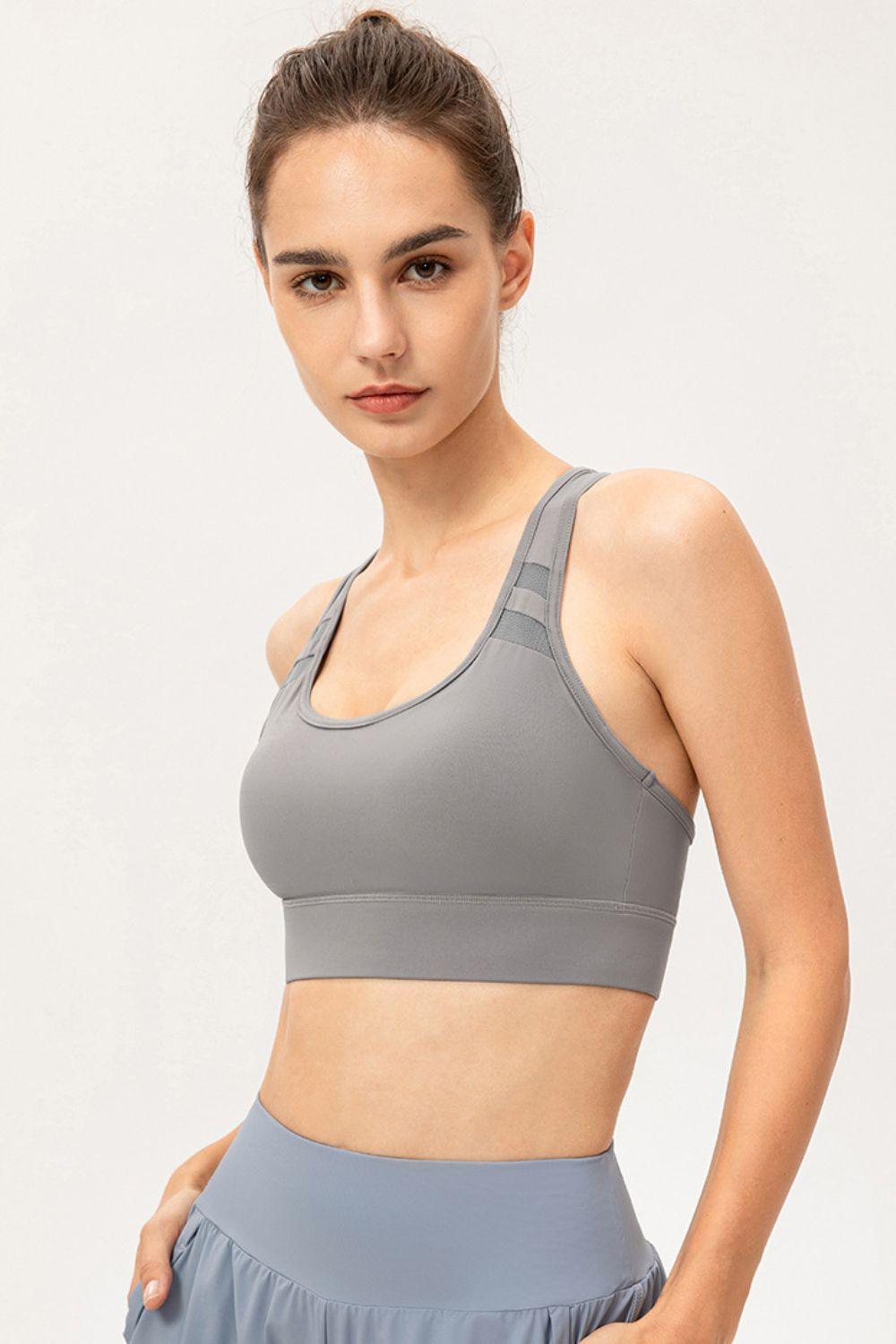 Scoop Neck Long Sports Bra – The Ultimate Blend of Comfort & Performance - Znvia