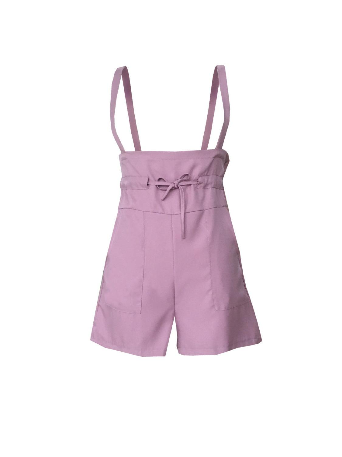 Drawstring Wide Strap Overalls with Pockets – Effortless Comfort & Style - Znvia