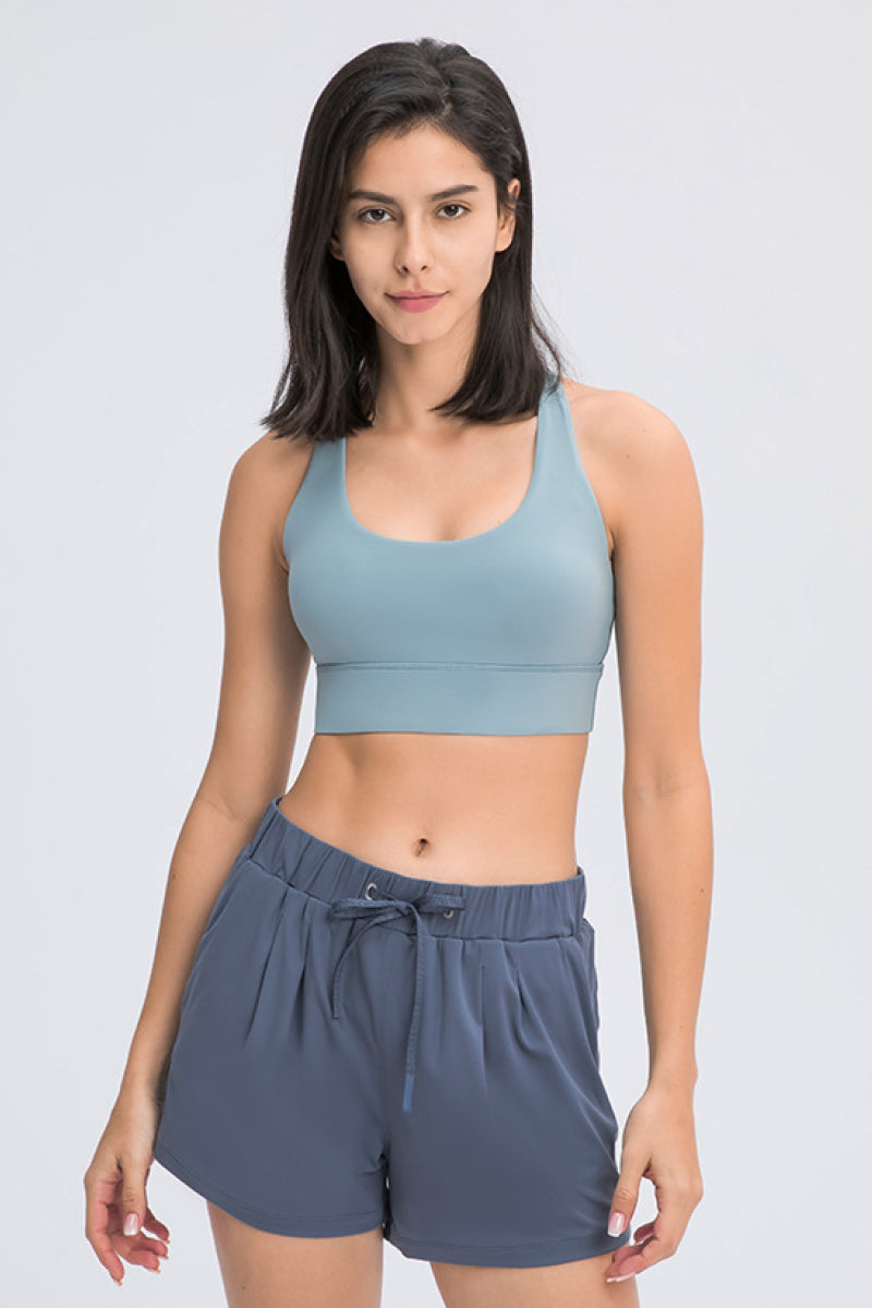 Eight Strap Sports Bra – Stylish, Supportive & Sweat-Wicking - Znvia