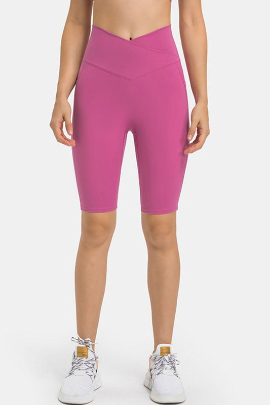 High Waist Biker Shorts with Pockets – Perfect Blend of Comfort & Performance - Znvia
