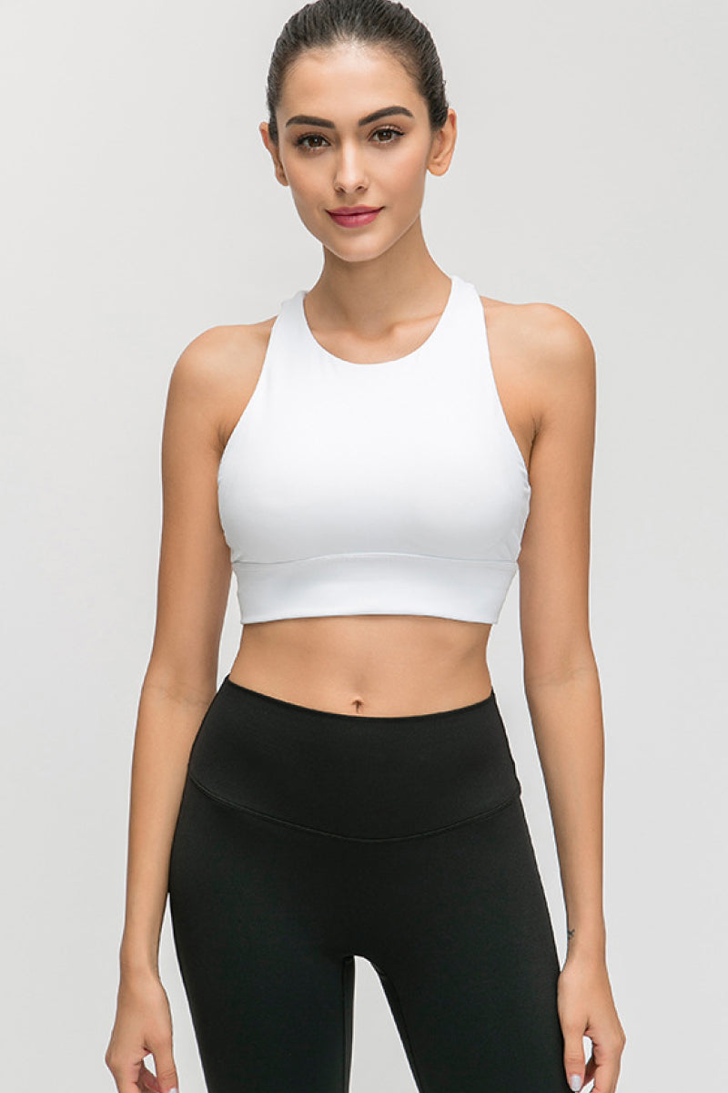Halter Keyhole Sports Bra – Stylish, Supportive & Ultra-Comfortable - Znvia