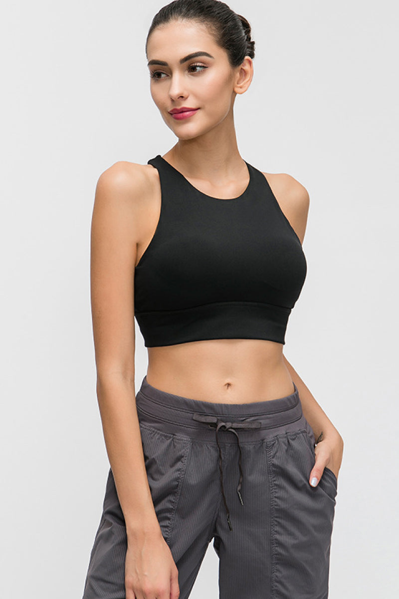 Halter Keyhole Sports Bra – Stylish, Supportive & Ultra-Comfortable - Znvia