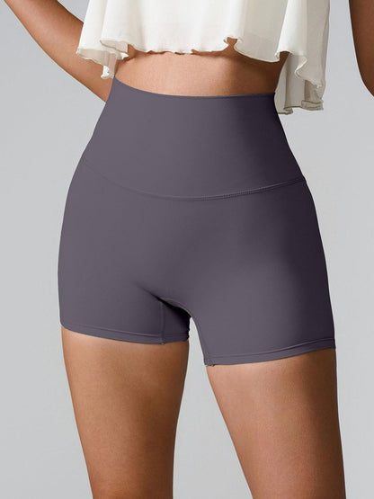 High Waist Active Shorts - Znvia