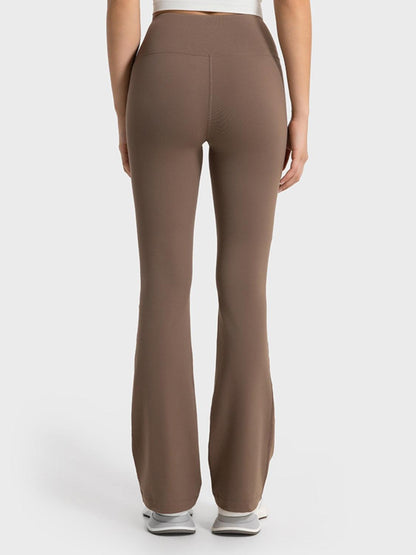 Wide Waistband Bootcut Sport Pants – Your Ultimate Blend of Comfort & Style! - Znvia