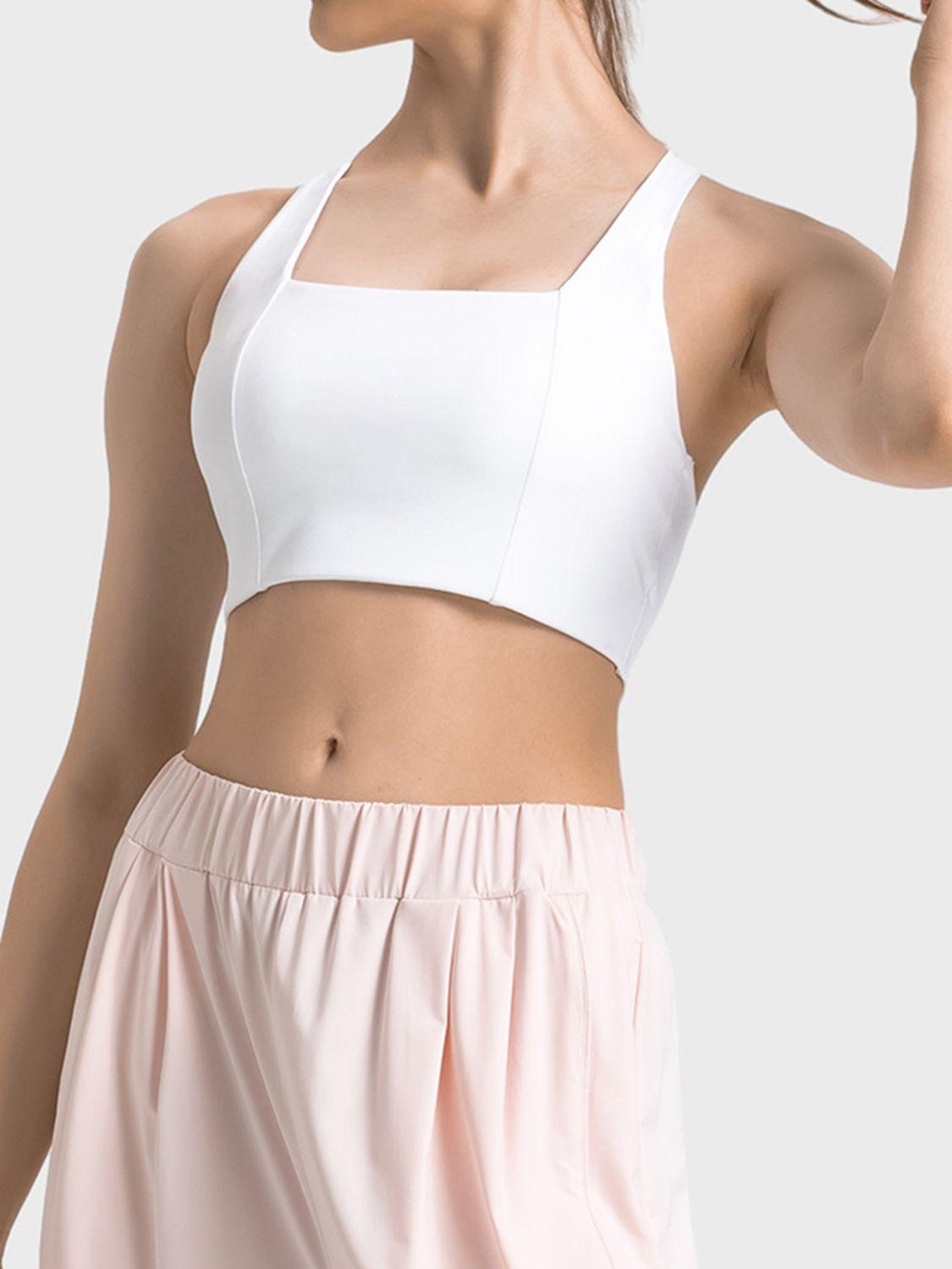 Scoop Neck Sports Bra - Znvia