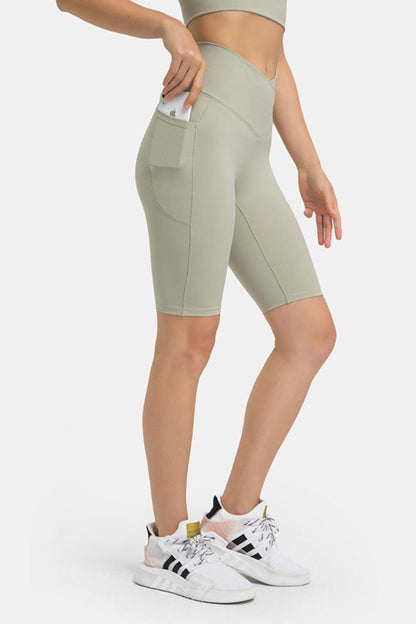 High Waist Biker Shorts with Pockets – Perfect Blend of Comfort & Performance - Znvia