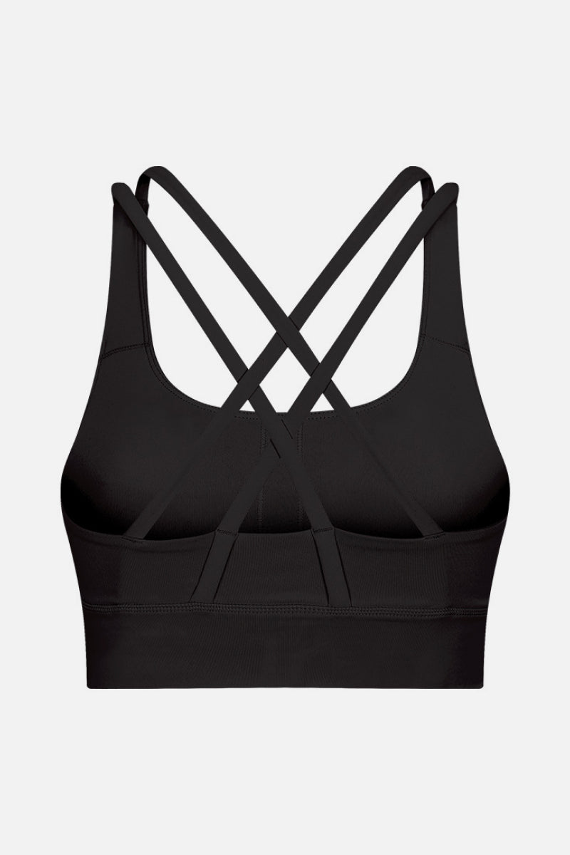 Double X Sports Bra – Sleek, Supportive & Strappy - Znvia
