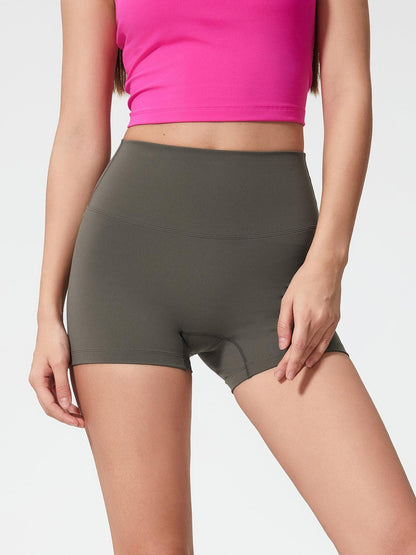 High Waist Active Shorts - Znvia