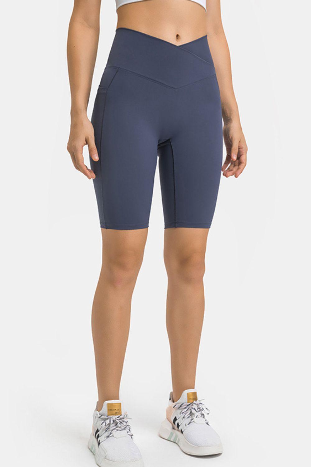 High Waist Biker Shorts with Pockets – Perfect Blend of Comfort & Performance - Znvia