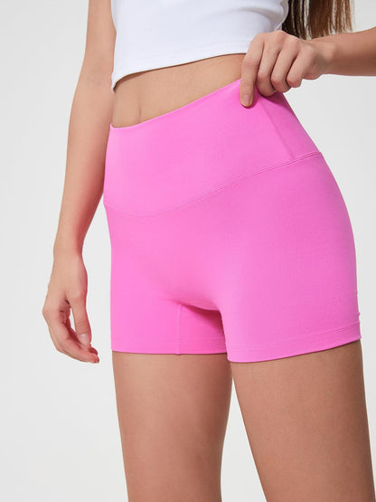 High Waist Active Shorts - Znvia