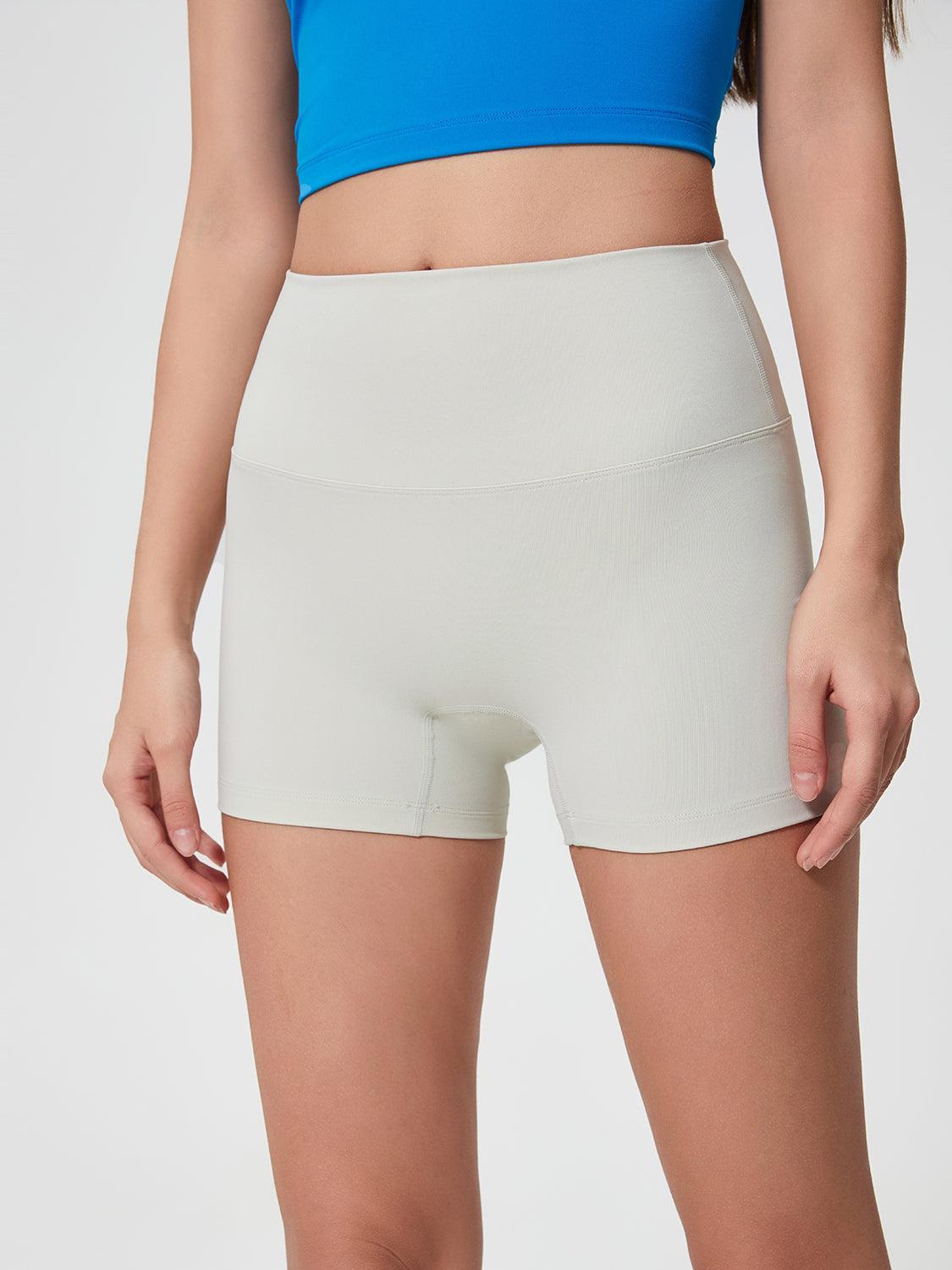 High Waist Active Shorts - Znvia