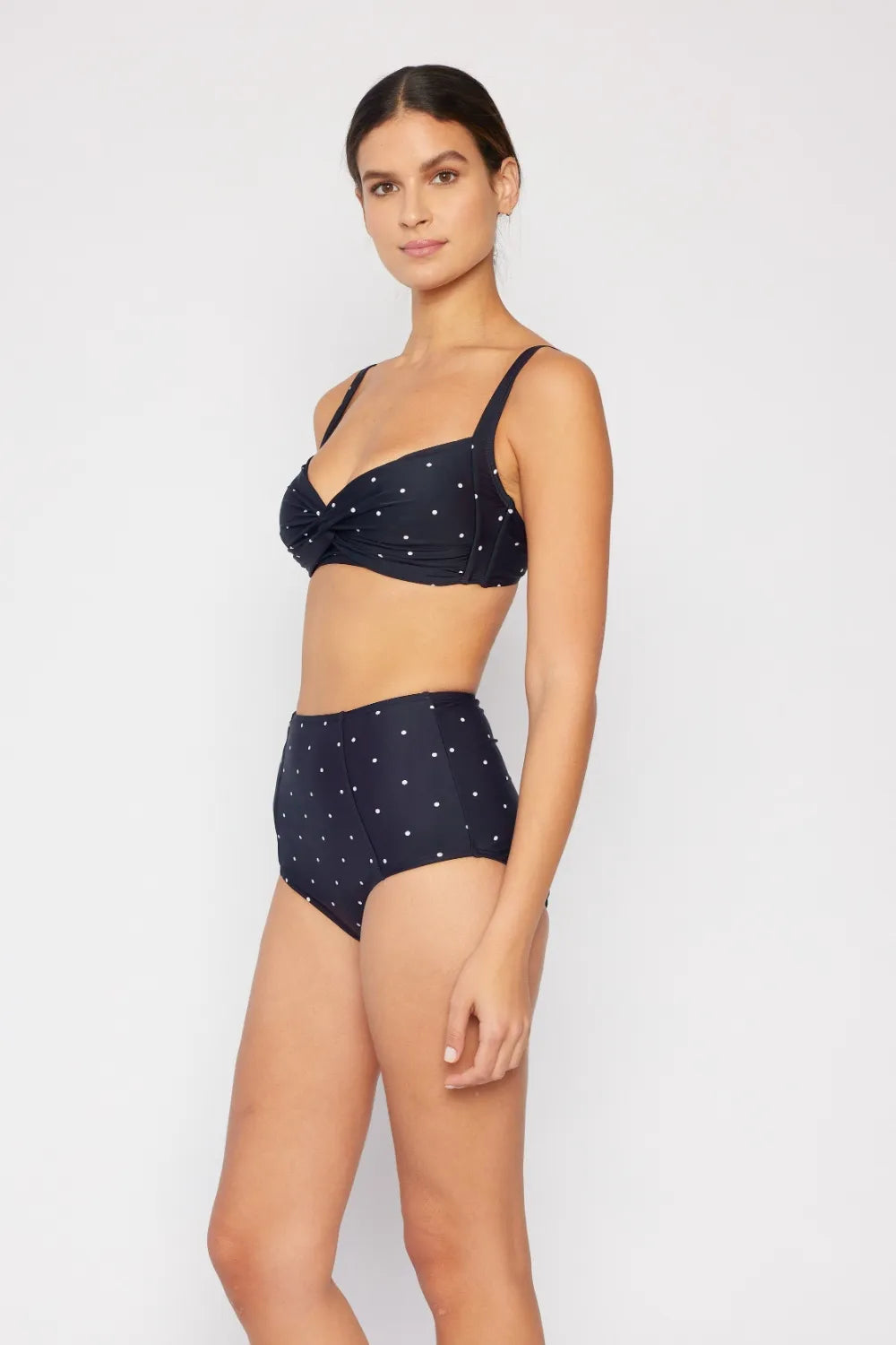 Twisted High-Rise Bikini Set for Trendy Summer Style - Znvia
