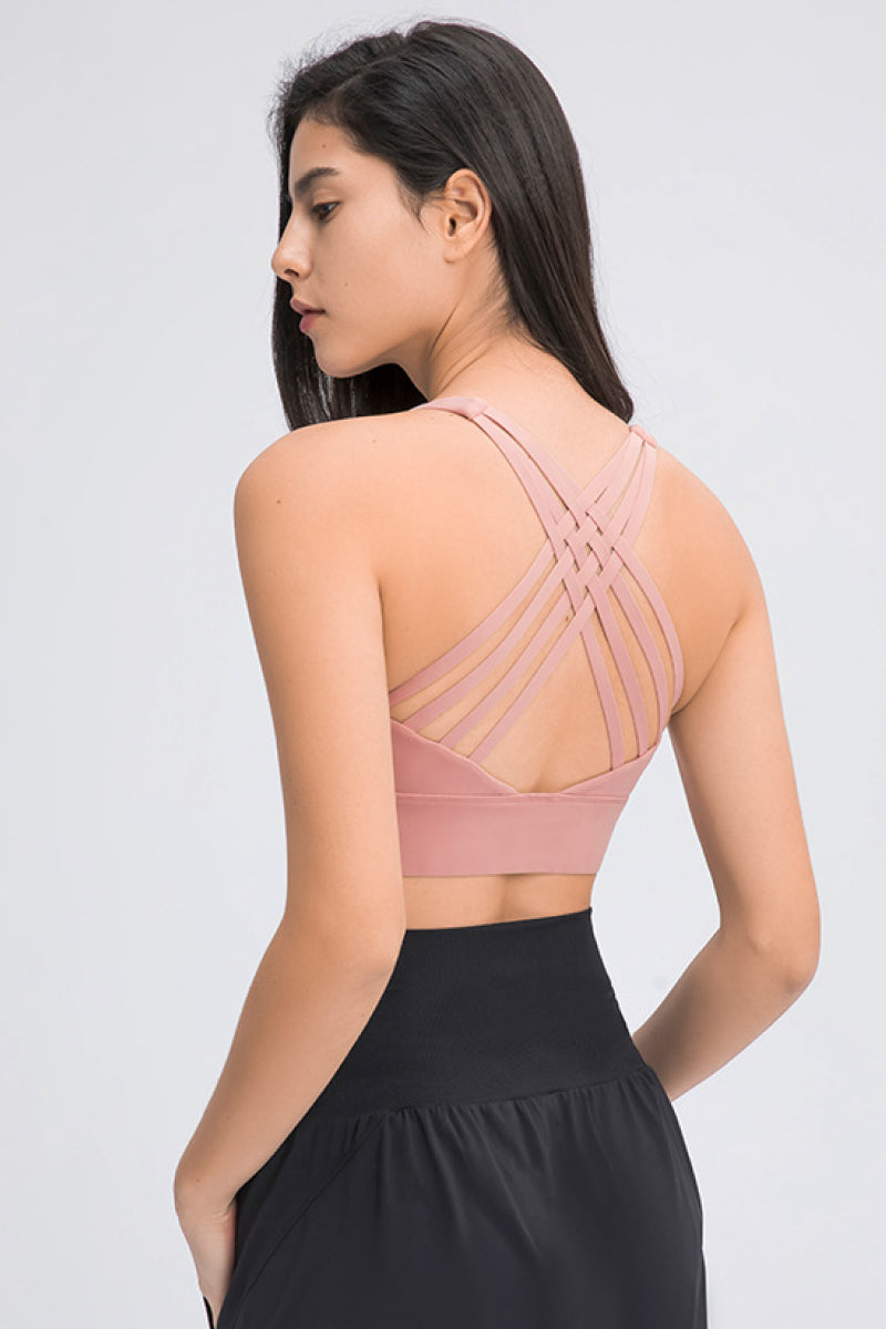 Eight Strap Sports Bra – Stylish, Supportive & Sweat-Wicking - Znvia