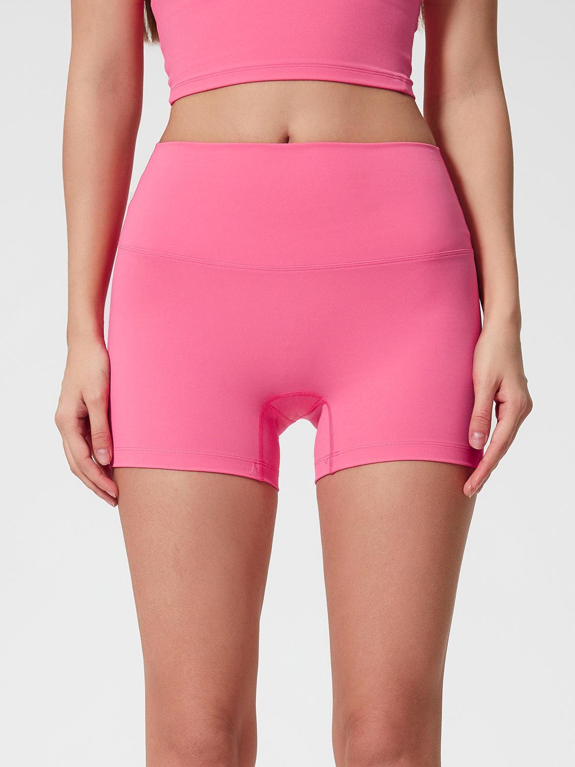 High Waist Active Shorts - Znvia